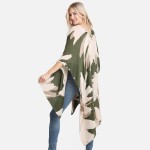 Wholesale womens Lightweight Abstract Floral Kimono One Fits Most Polyester