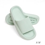 Wholesale unisex EVA Super Soft Thick Sole Slide Sandals Vertical Braided Lines