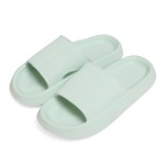 Wholesale unisex EVA Super Soft Thick Sole Slide Sandals Vertical Braided Lines