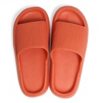 Wholesale unisex EVA Super Soft Thick Sole Slide Sandals Vertical Braided Lines