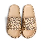 Wholesale unisex EVA Super Soft Thick Sole Slide Sandals Animal Print Non slip Q
