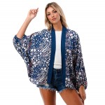 Wholesale lightweight Wild Kimono Elastic Sleeves One Fits Most Viscose