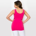 Wholesale women s Seamless Reversible V Neck Tank Top shoulder straps V neckline