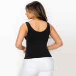 Wholesale lady s Seamless Hip Tank Reversible Neckline Sits at Hip One Fits Most