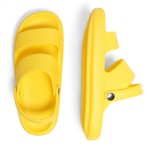 Wholesale unisex EVA Super Soft Thick Sole Slide Sandals Pivoting Heel Straps No