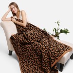 Wholesale animal Print Knit ComfyLuxe Two One Blanket Pillow Softest Throw Blank