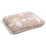 Fleur De Lis Knit ComfyLuxe  Two in One Blanket Pillow. The Softest Throw Blanket Made of the Highest Quality Material. So Soft You Have to Feel Them for Yourself. 

- Approximately 50" W x 60" L
-100% Poly Microfiber
- Extra Plush and Cozy