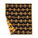 Wholesale fleur De Lis Knit ComfyLuxe Two One Blanket Pillow Softest Throw Blank