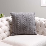 ComfyLuxe Braided Cable Knit Pillow Cover

- Approximately 18" x 18"
- 100% Poly Microfiber

* Pillow Not Included *