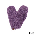 Wholesale c C MT Mixed Color Boucle Mittens One Fits Most Recycled Polyester Pol