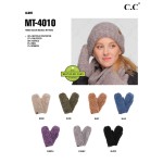 Wholesale c C MT Mixed Color Boucle Mittens One Fits Most Recycled Polyester Pol