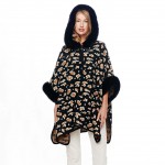 Heavy Weight Leopard Faux Fur Hooded Kimono

- One Size Fits Most 0-14
- Button Latch Closure
- 40% Acrylic / 60% Polyester