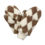 Wholesale do Everything Love Diamond Print Mittens One Fits Most Polyester