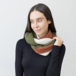 Chevron Color Block Knit Infinity Scarf

- One Size 
- 100% Polyester