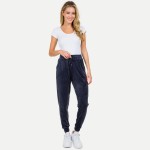 Wholesale velour Drawstring Jogger Pants Pack Pockets Polyester Spandex