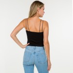Wholesale strappy Ribbed Tank Top Pack Polyester Spandex