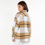 Wholesale soft Knit Oversized Button Down Pocket Shacket Oversized Fit Button cu