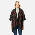 Fuzzy Western Kimono.

- One Size Fits Most (0-14)
- 100% Acrylic
