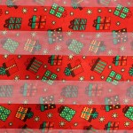 Wholesale christmas Present Printed Satin Scarf Polyester L W