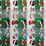 Christmas Dog And Cat Printed Satin Scarf

- 100% Polyester
- Approximately 58" L  x 13.5" W