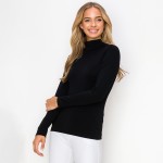 Women’s Basic Seamless Mock Neck Long Sleeve Top

- Mock neck
- Seamless design
- Long sleeves
- Smooth
- Soft and stretchy fabric
- Durable
- 92% Nylon, 8% Spandex 
- Fits Most 0-14