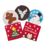 Wholesale seed Bead Sequin Reindeer Coaster Diameter