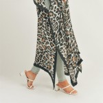 Wholesale lightweight Animal Print Kimono Duster One fits most Polyester