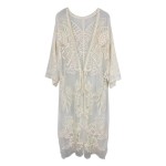 Wholesale do Everything Love Floral Lace Kimono One Fits Most Polyester
