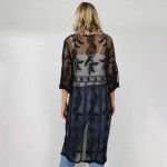 Lace Dream Catcher Long Kimono

- One Size Fits Most 0-14
- 100% Polyester 