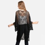 Wholesale comfyLuxe Lightweight Chunky Crochet Kimono One Fits Most Cotton