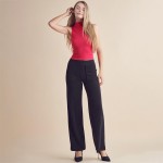 Wholesale women s Leg Corduroy Pants Relaxed fit Lightweight Breathable Ribbed C