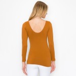 Wholesale women s Seamless Reversible V Neck Long Sleeve Top Seamless Long sleev