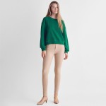 Wholesale women s Relaxed Ribbed Corduroy Long Sleeve Top Pack Relaxed Fit Cordu
