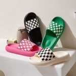 Wholesale unisex EVA Checker Board Slides Non Slip Quick Dry S M fits US Women s