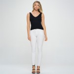 Wholesale women s Reversible Ribbed Seamless Tank Reversible Sleeveless Seamless