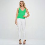 Wholesale women s Reversible Ribbed Seamless Tank Reversible Sleeveless Seamless