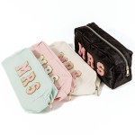 Wholesale mrs Chenille Patch Travel Pouch L T W Polyester