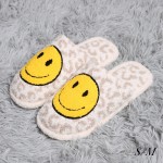 Wholesale comfyLuxe Leopard Print Smile Slide Slippers US Women s S M M L Polyes