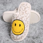 Wholesale comfyLuxe Leopard Print Smile Slide Slippers US Women s S M M L Polyes