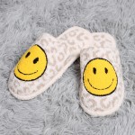 Wholesale comfyLuxe Leopard Print Smile Slide Slippers US Women s S M M L Polyes