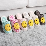 Wholesale comfyLuxe Leopard Print Smile Slide Slippers US Women s S M M L Polyes