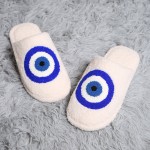 Wholesale comfyLuxe Evil Eye Slide Slippers US Women s S M M L Polyester Rubber