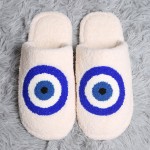 Wholesale comfyLuxe Evil Eye Slide Slippers US Women s S M M L Polyester Rubber
