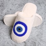 Wholesale comfyLuxe Evil Eye Slide Slippers US Women s S M M L Polyester Rubber