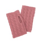 Wholesale cable Knit Overlay Gloves Touchscreen Compatible One Fits Most Acrylic