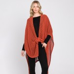 Wholesale microfiber Knit Kimono One Fits Most Polyester