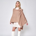 Wholesale do Everything Love Ruana Wrap Strap One Fits Most Acrylic