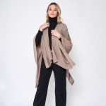 Wholesale do Everything Love Ruana Wrap Strap One Fits Most Acrylic