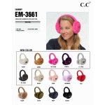 C.C EM-3661
Cable Knit Earmuffs With Faux Fur Trim

- One Size Fits Most
- Adjustable Band 