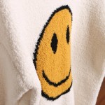 Wholesale super Soft ComfyLuxe Happy Jacquard Knit Lounge Sweater S M M L Fits P